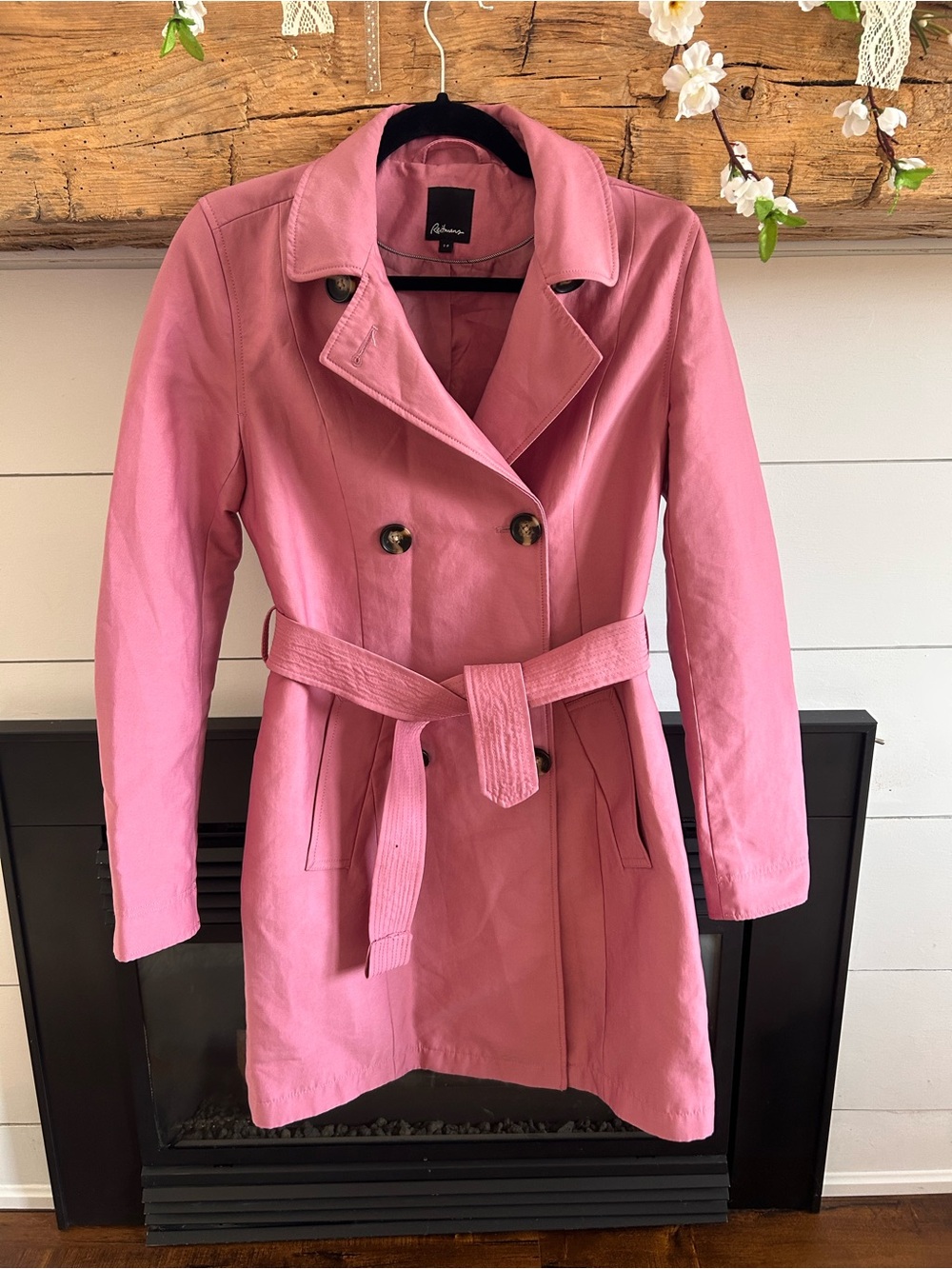 Reitmans Pink Women's Trench Coat